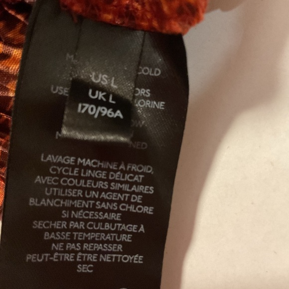 Urban Outfitters Women’s Plisse Peplum Crop Top Brown - Picture 9 of 11